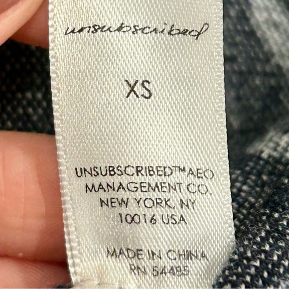 Unsubscribed Geometric Pattern Button-Front Cardigan | Size XS - Picture 4 of 5